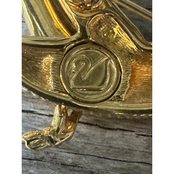 Swarovski Grasshopper Brooch Pin With Pave Crystals Retired - Picture 5 of 6